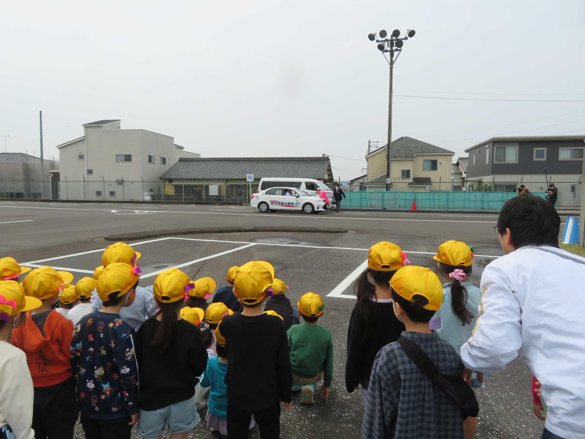交通安全教室を実施しました。岡崎市立小豆坂小学校