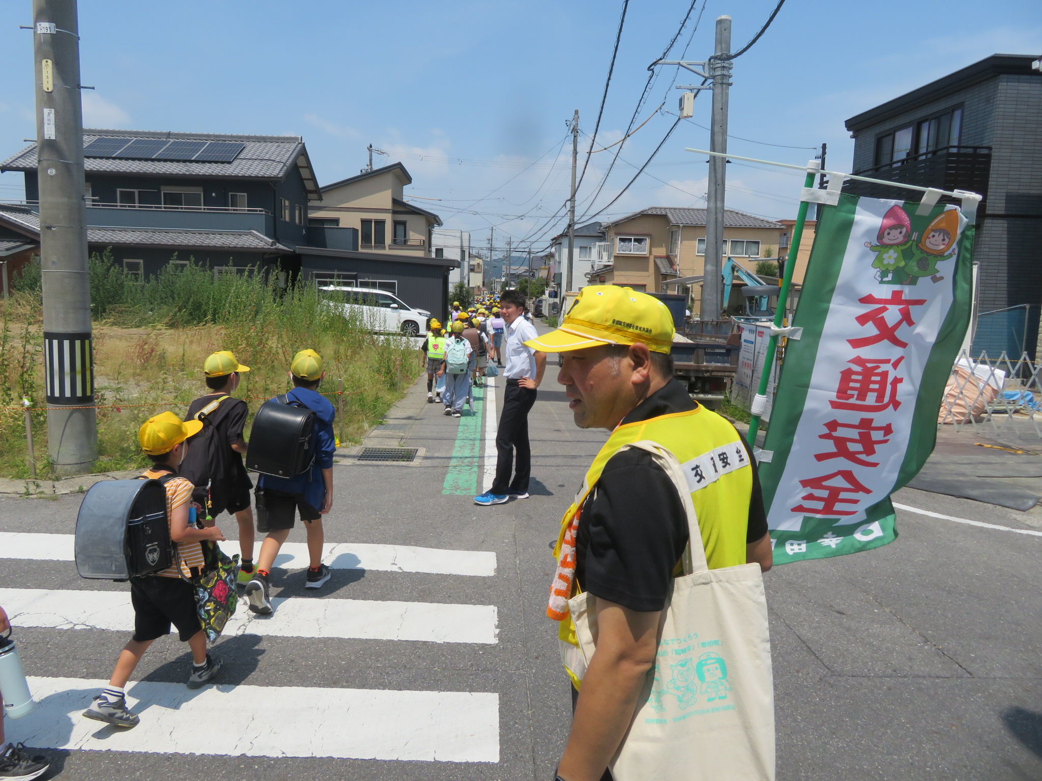 幸田町立中央小学校における下校時見守り活動